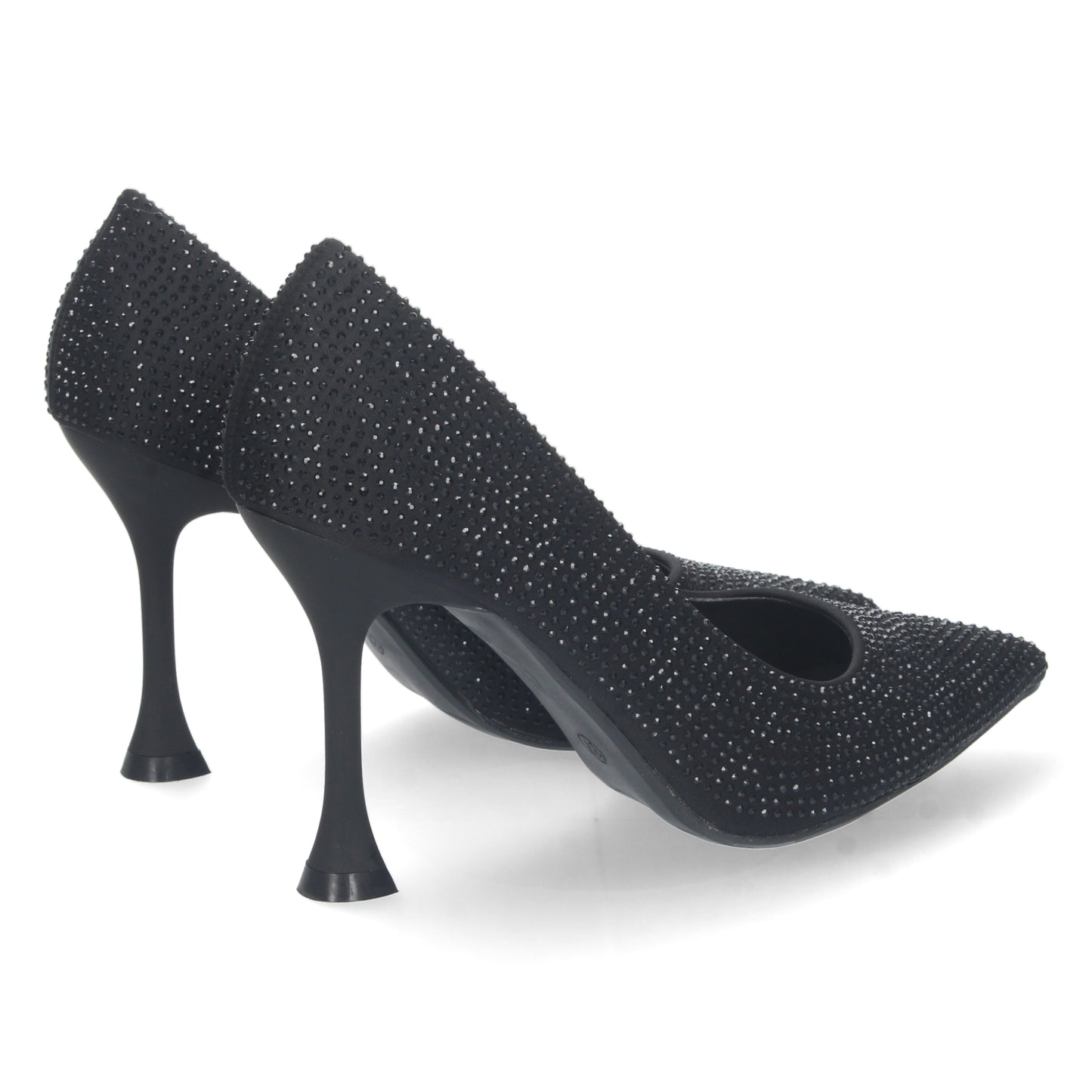 Zapatos de Tacón Fino con Strass para Mujer