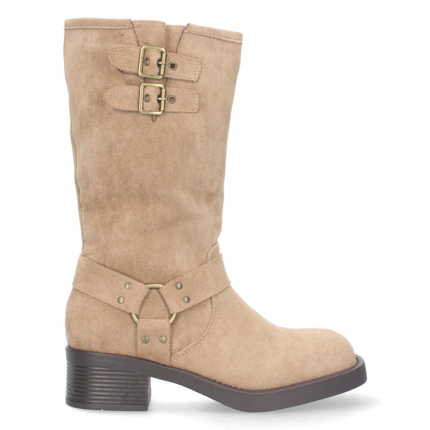 Bota Motera para Mujer con Tacón Bajo