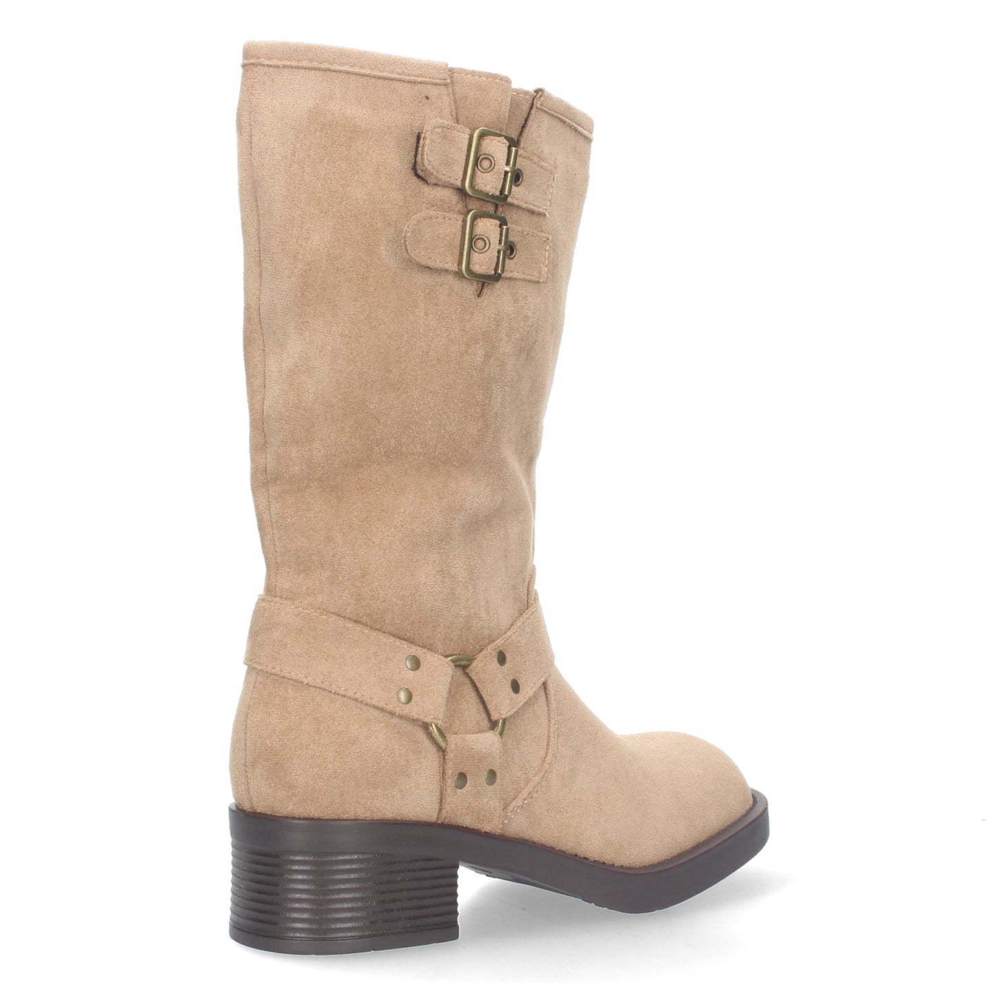 Bota Motera para Mujer con Tacón Bajo
