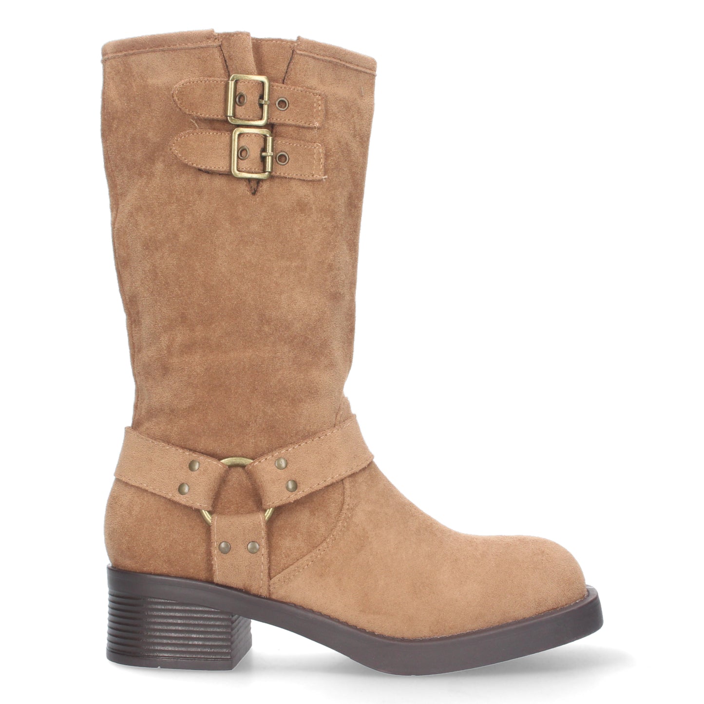 Bota Motera para Mujer con Tacón Bajo