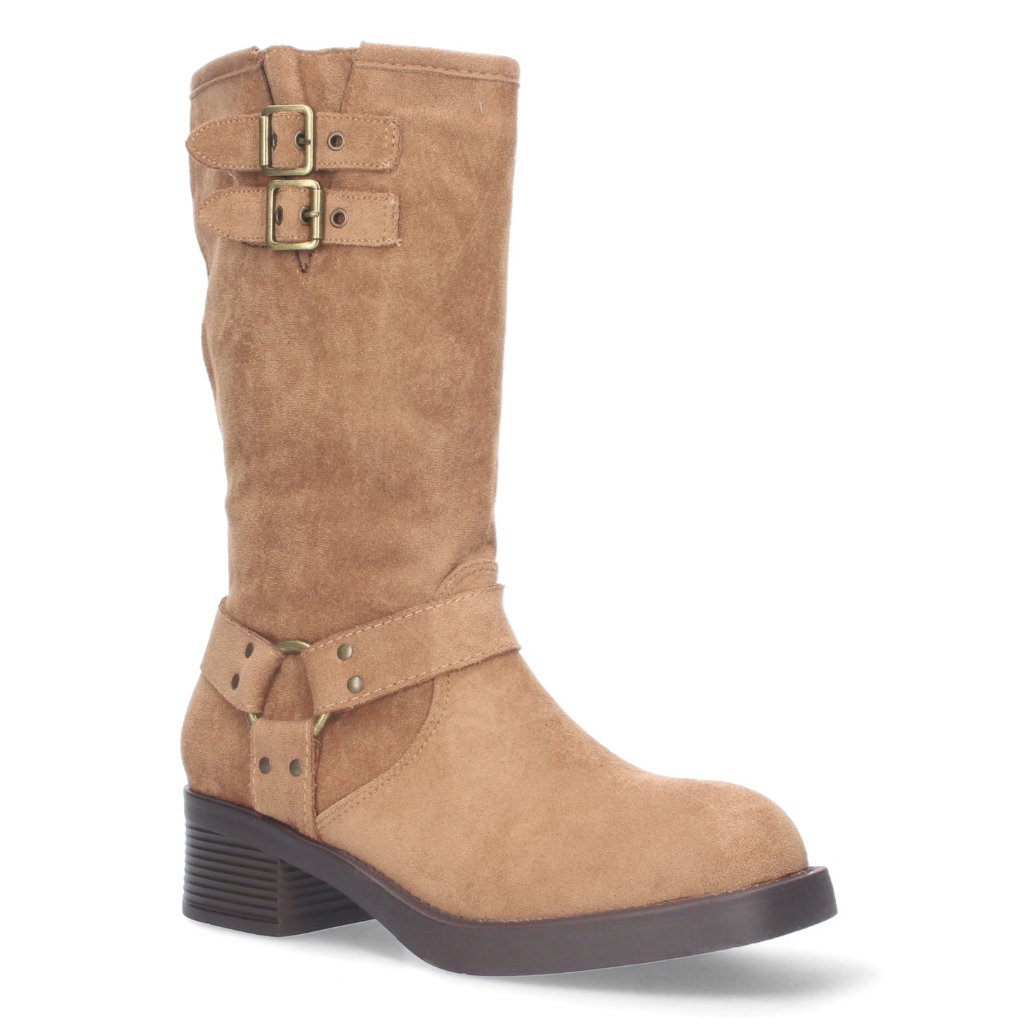 Bota Motera para Mujer con Tacón Bajo