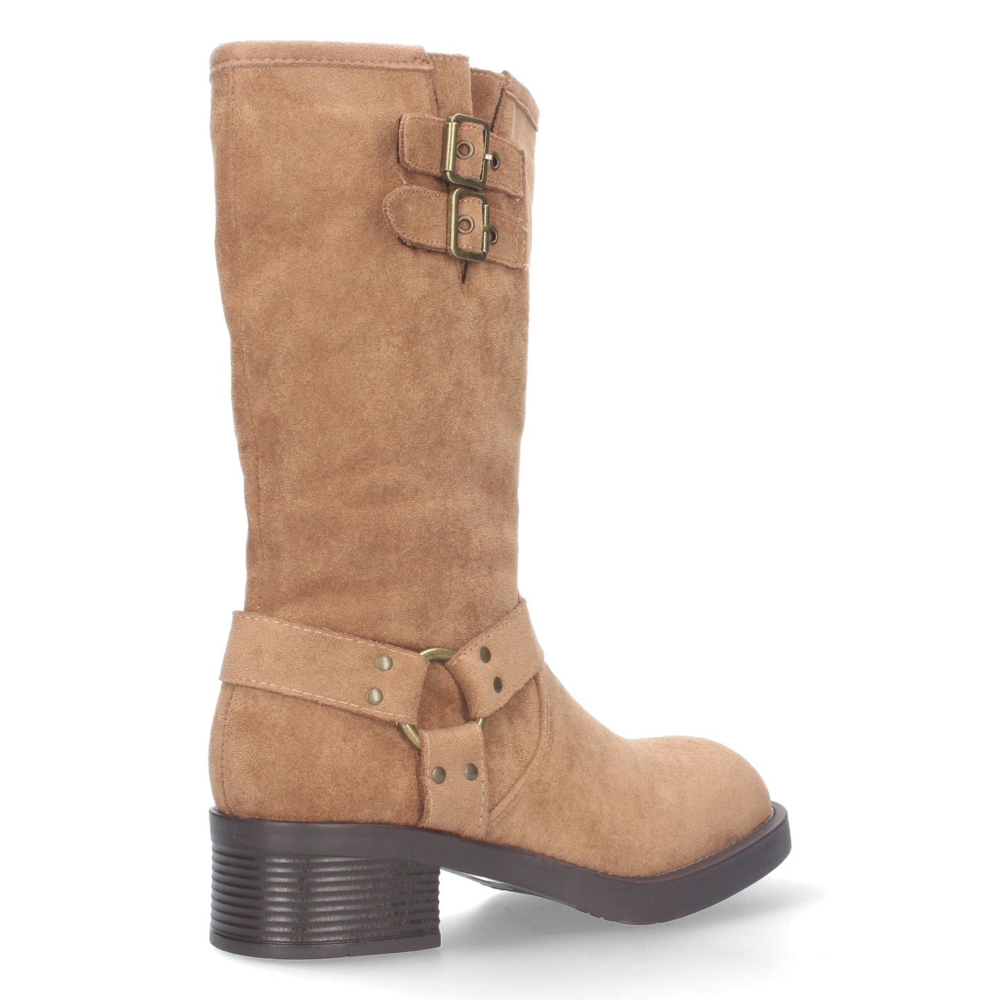 Bota Motera para Mujer con Tacón Bajo