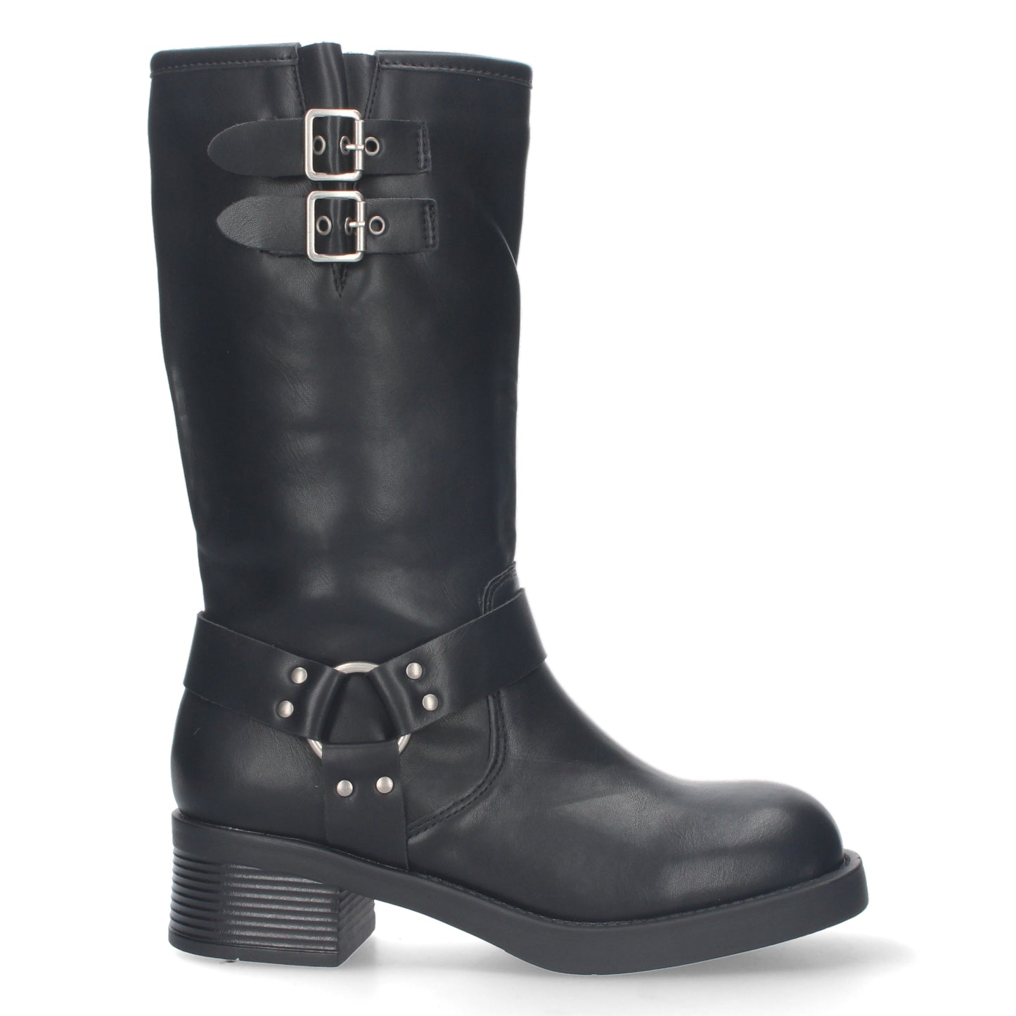 Bota Motera para Mujer con Tacón Bajo