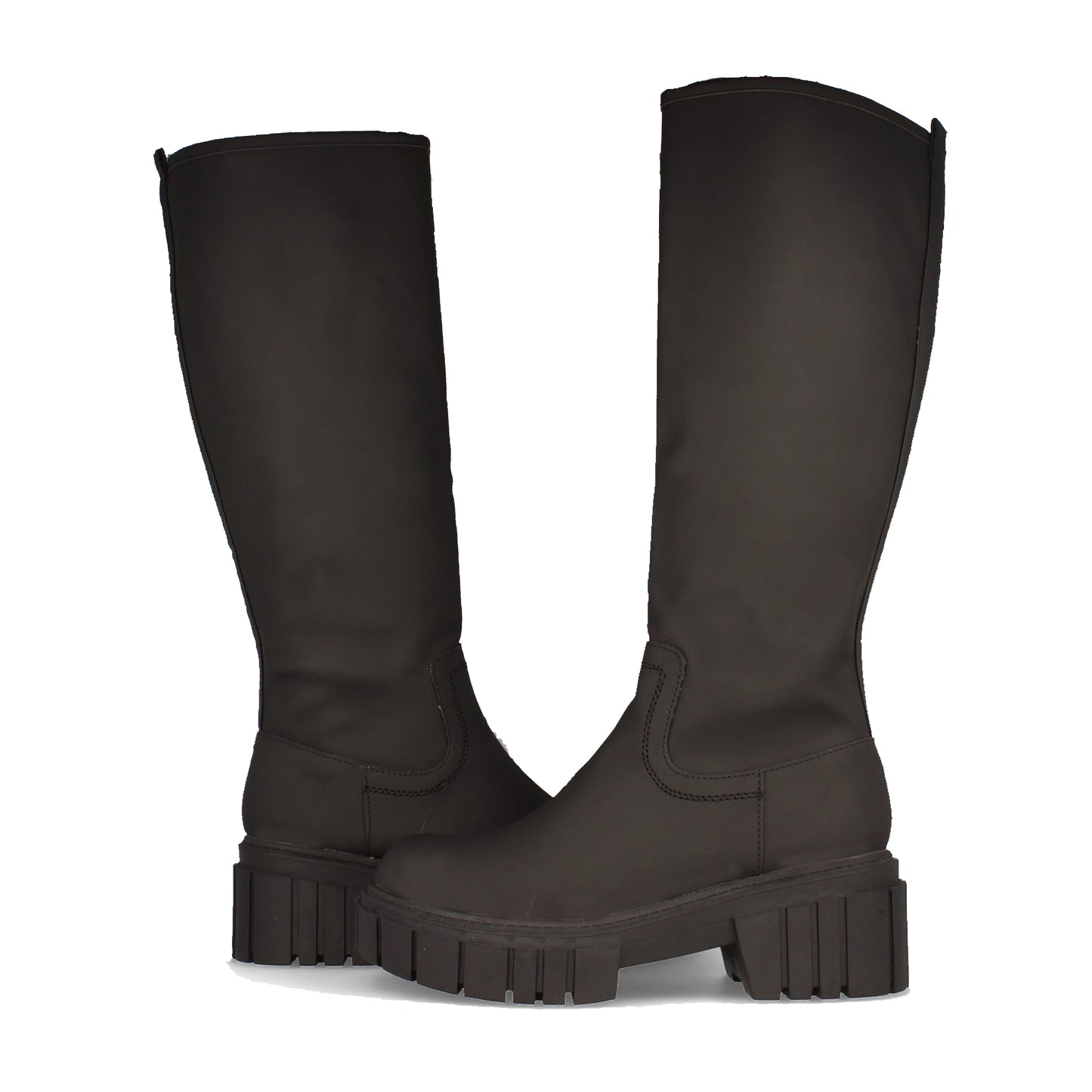 Bota de Agua para Mujer con Plataforma y Cremallera