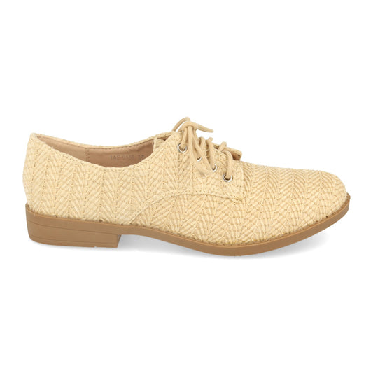 Zapato Plano de Mujer Estilo Blucher Comodo de Moda