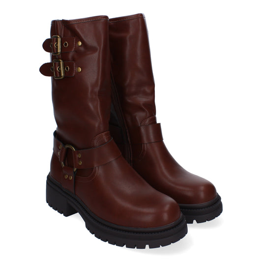 Botas de Tacón Motero para Mujer - Elegancia y Comodidad