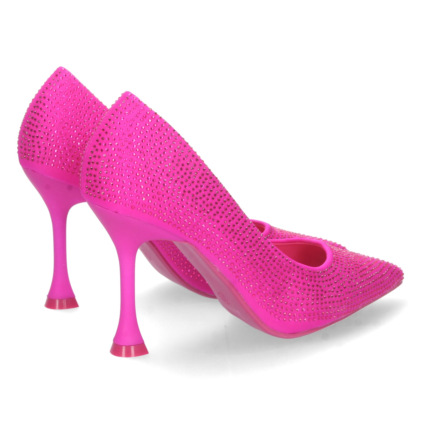 Zapatos de Tacón Fino con Strass para Mujer