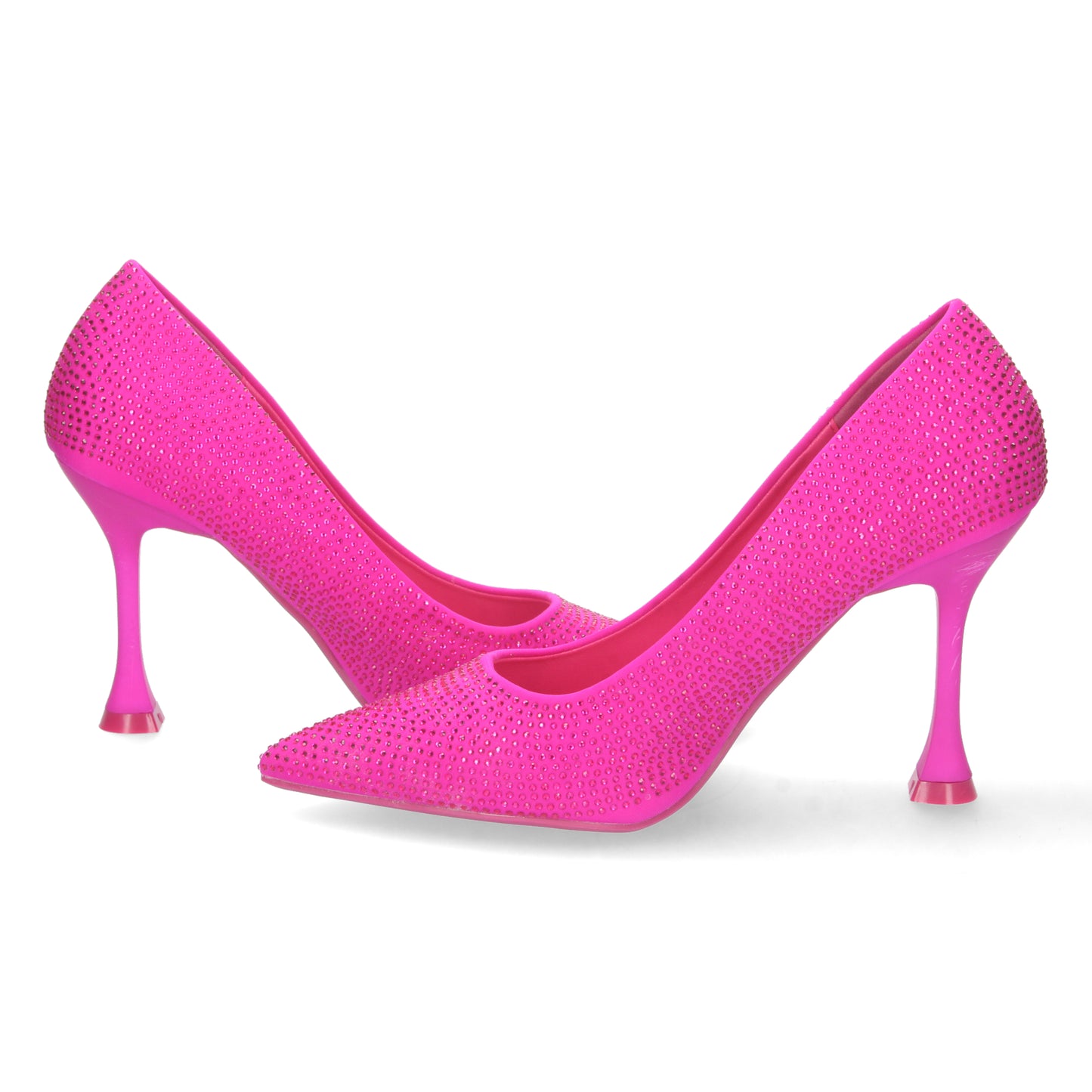 Zapatos de Tacón Fino con Strass para Mujer