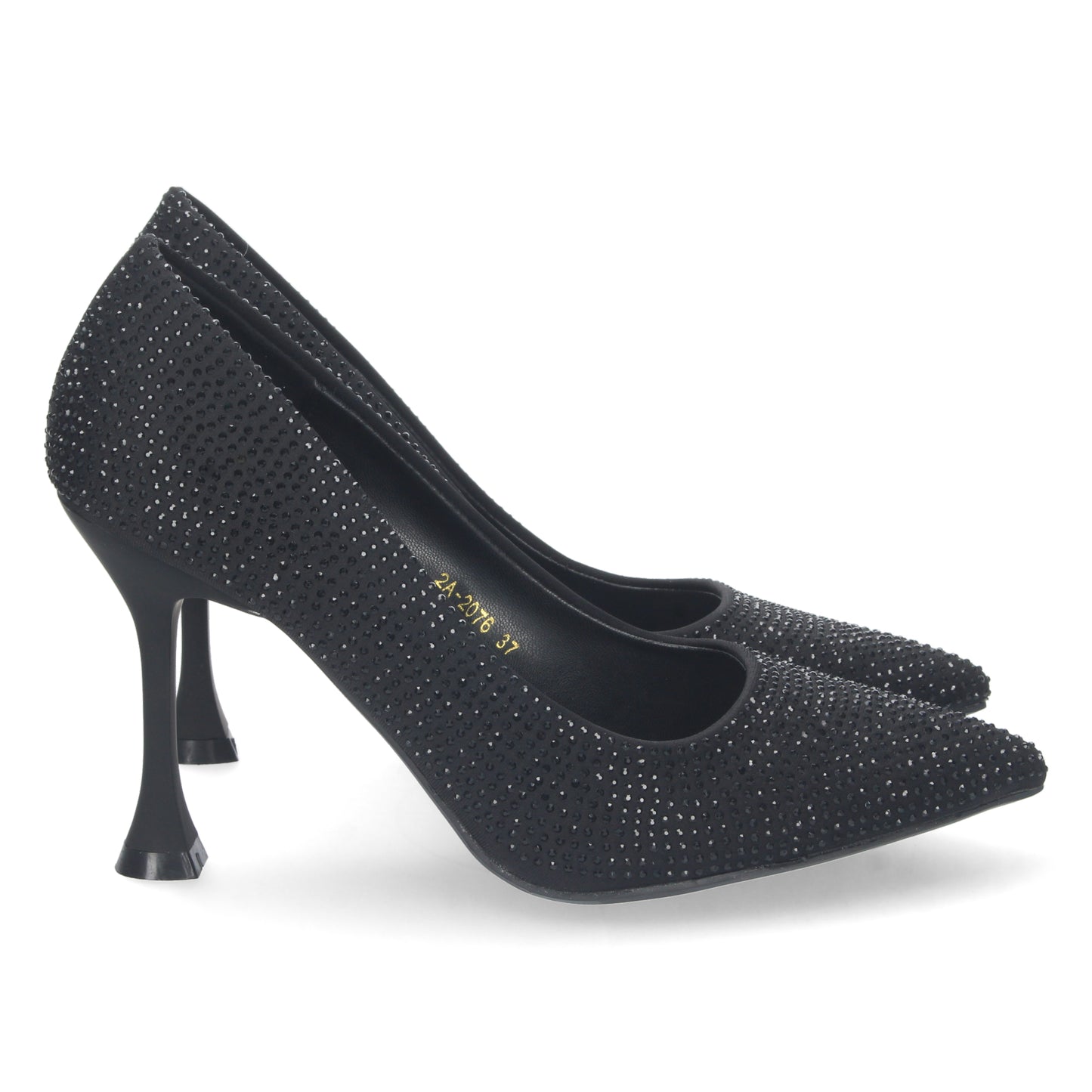 Zapatos de Tacón Fino con Strass para Mujer