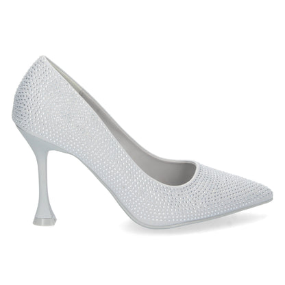 Zapatos de Tacón Fino con Strass para Mujer