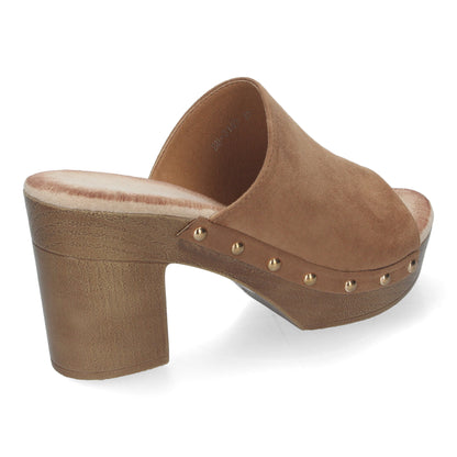 Zueco de Tacón Alto para Mujer