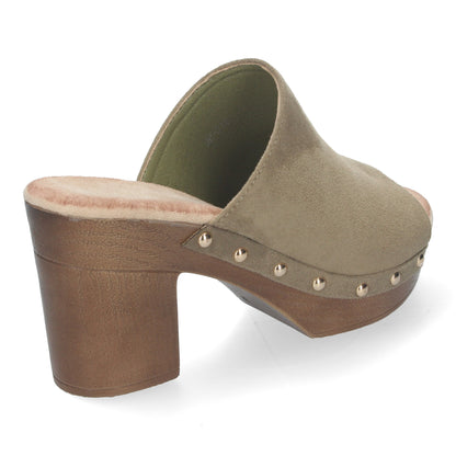 Zueco de Tacón Alto para Mujer