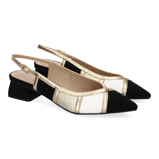 Zapato Plano de Mujer Estilo Salón con Hebilla