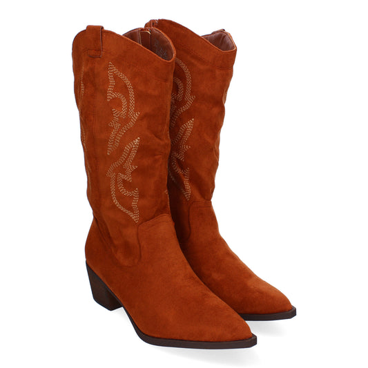 Bota Campera Mujer YG810 con Adornos