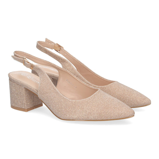 Zapatos de Salón Elegantes para Mujer con Tacón Abierto
