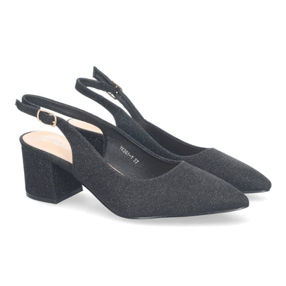 Zapatos de Salón Elegantes para Mujer con Tacón Abierto