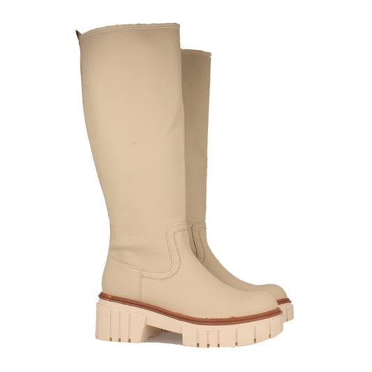 Bota de Agua para Mujer con Plataforma y Cremallera