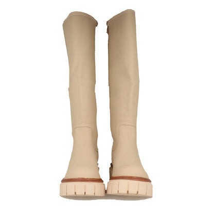Bota de Agua para Mujer con Plataforma y Cremallera