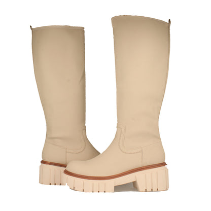 Bota de Agua para Mujer con Plataforma y Cremallera